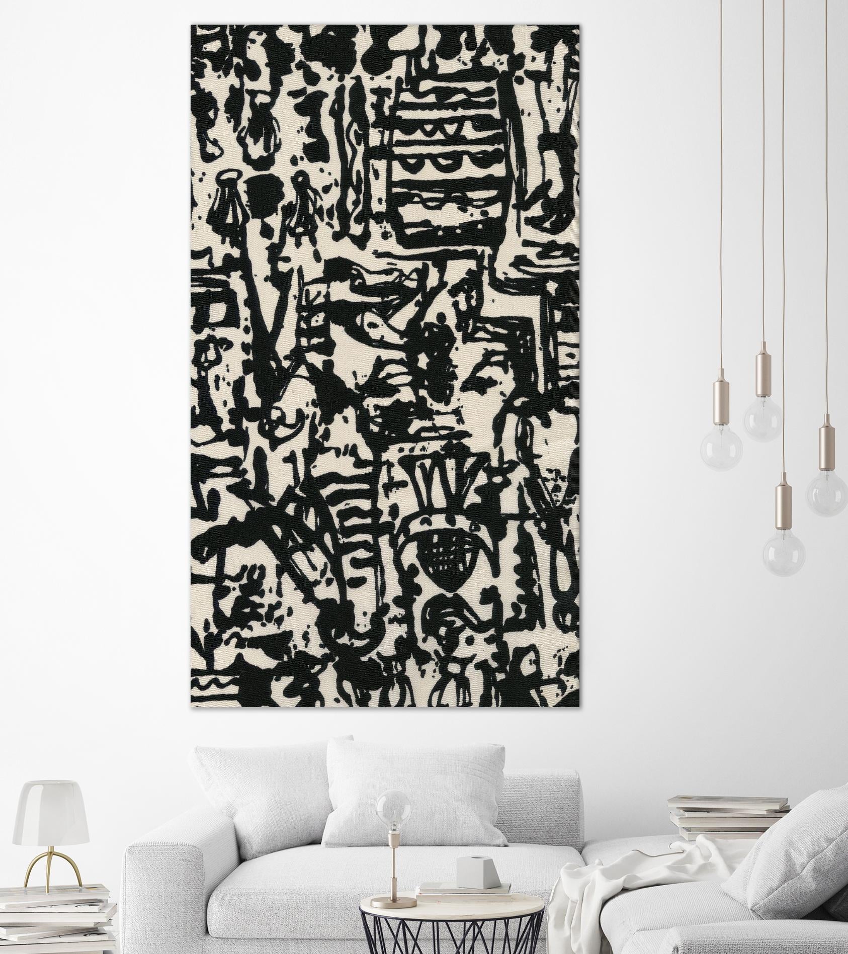 Graphic Mod Abstract II by Baxter Mill Archive on GIANT ART - beige abstract abstract