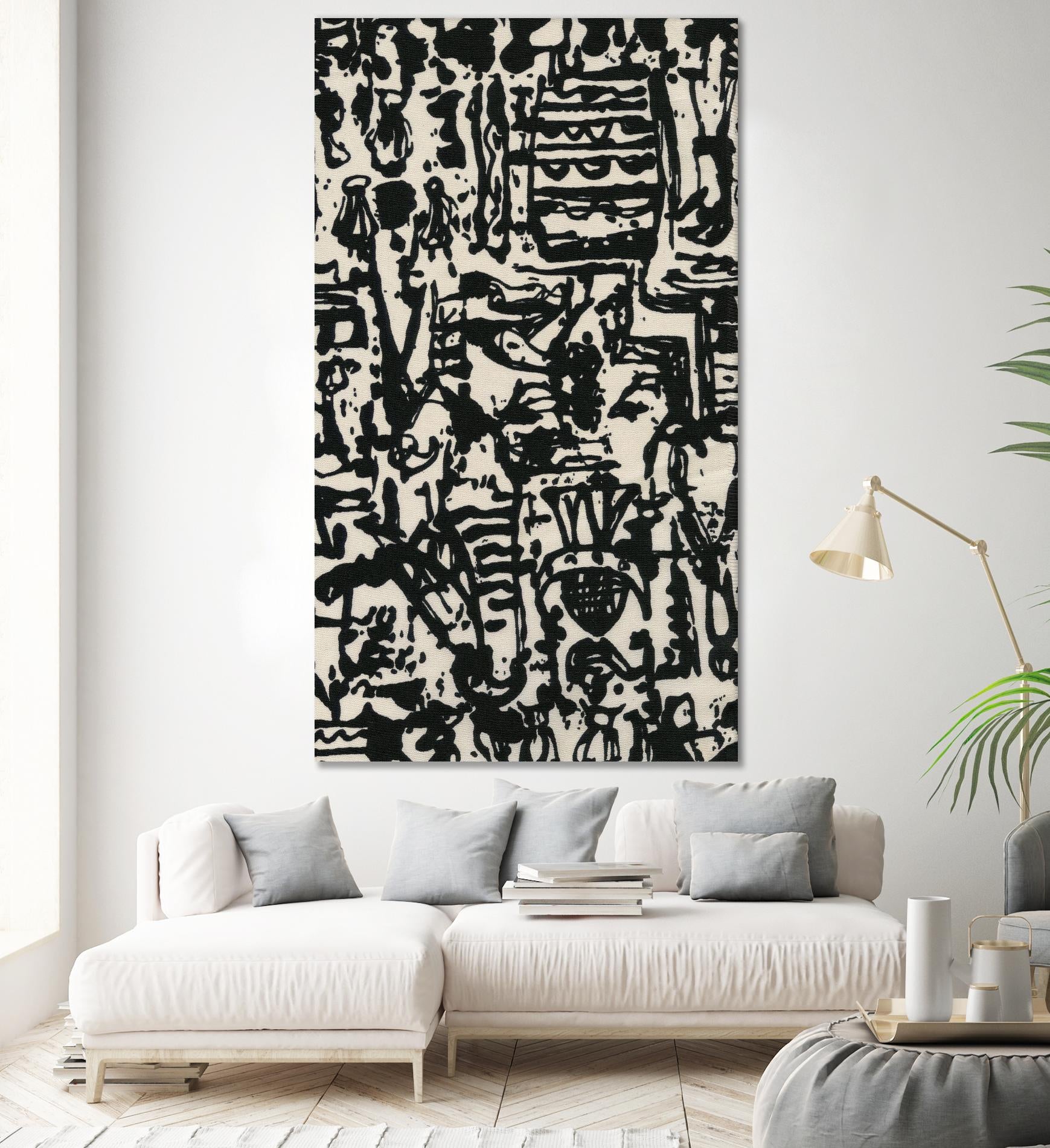 Graphic Mod Abstract II by Baxter Mill Archive on GIANT ART - beige abstract abstract