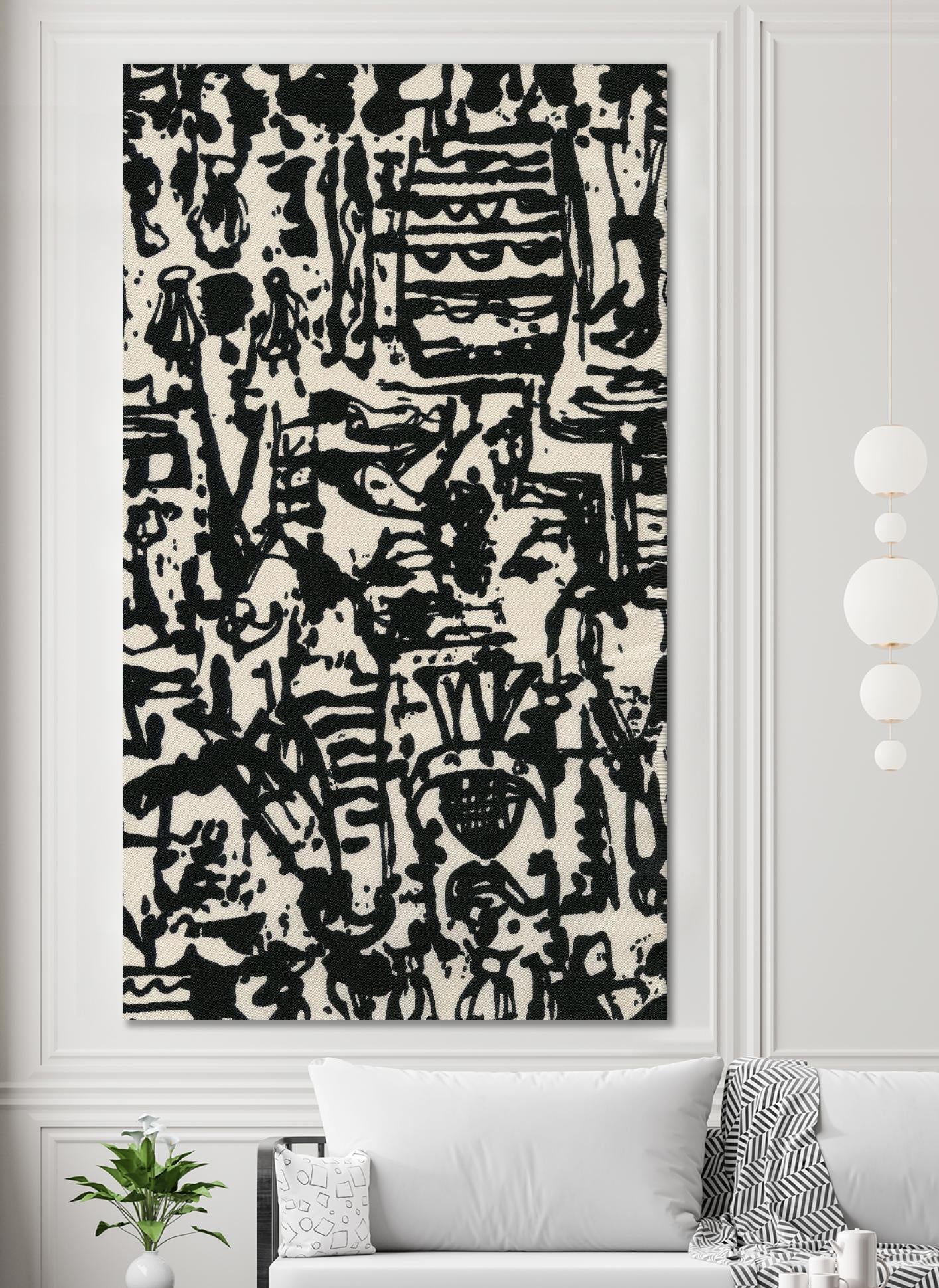 Graphic Mod Abstract II by Baxter Mill Archive on GIANT ART - beige abstract abstract