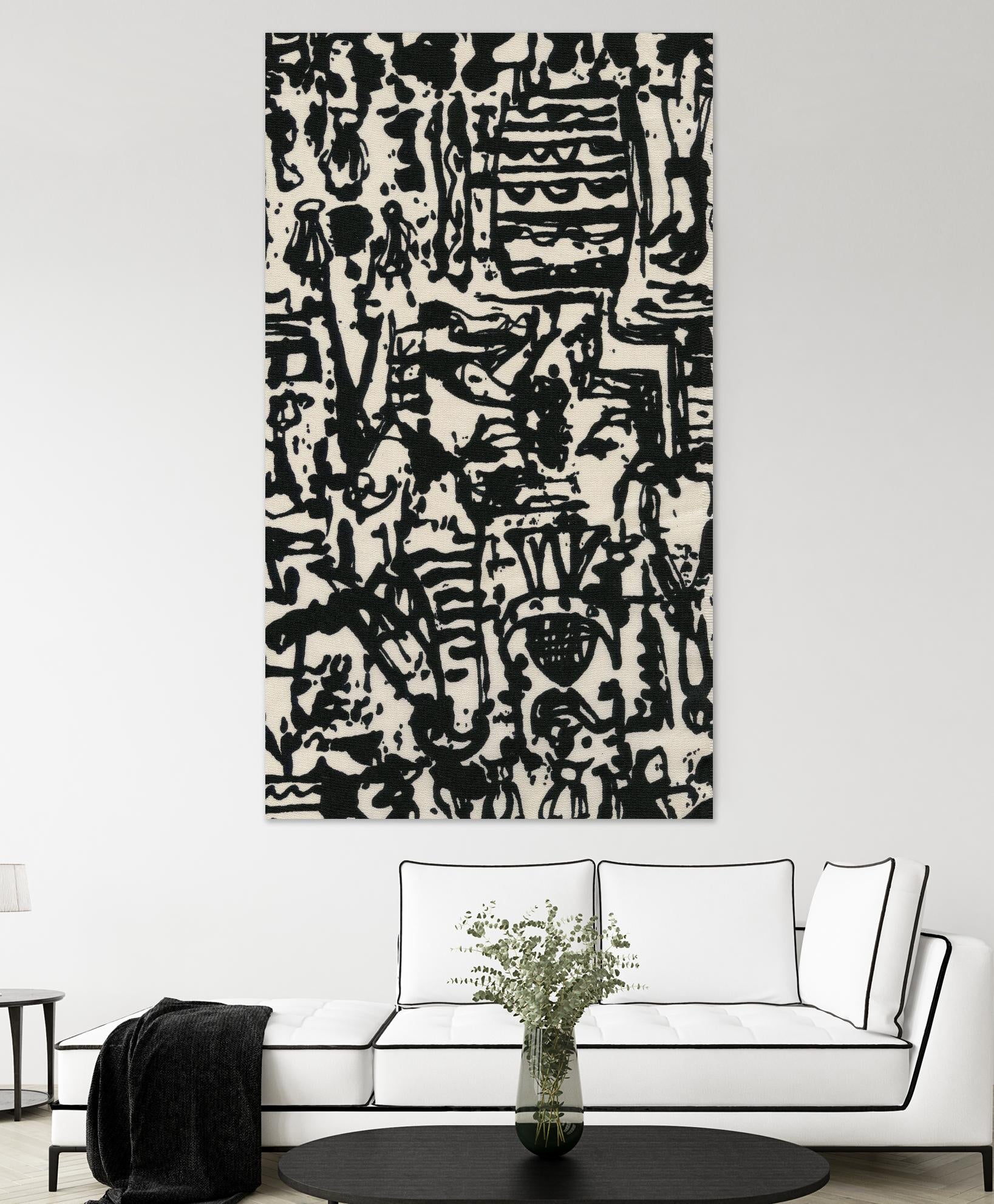 Graphic Mod Abstract II by Baxter Mill Archive on GIANT ART - beige abstract abstract