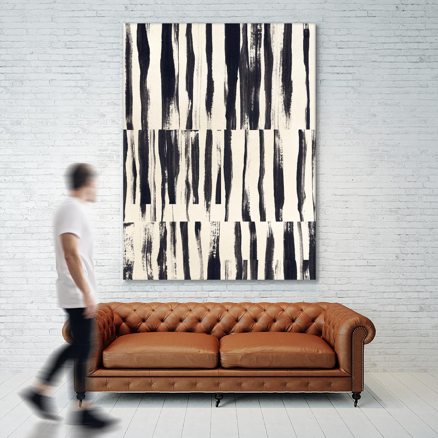 Minor Key II by June Vess on GIANT ART - beige  abstract abstract