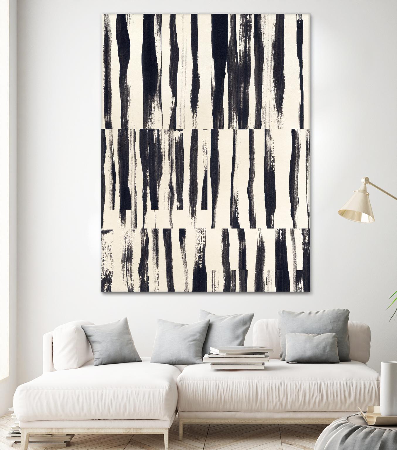 Minor Key II by June Vess on GIANT ART - beige  abstract abstract