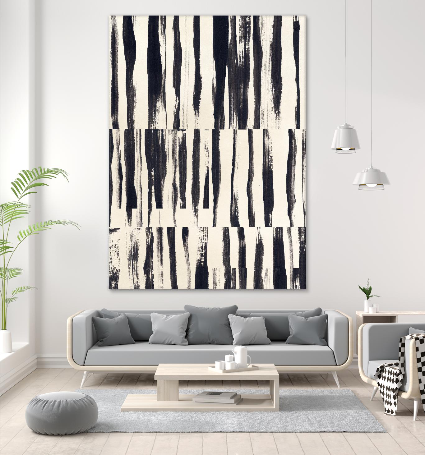 Minor Key II by June Vess on GIANT ART - beige  abstract abstract