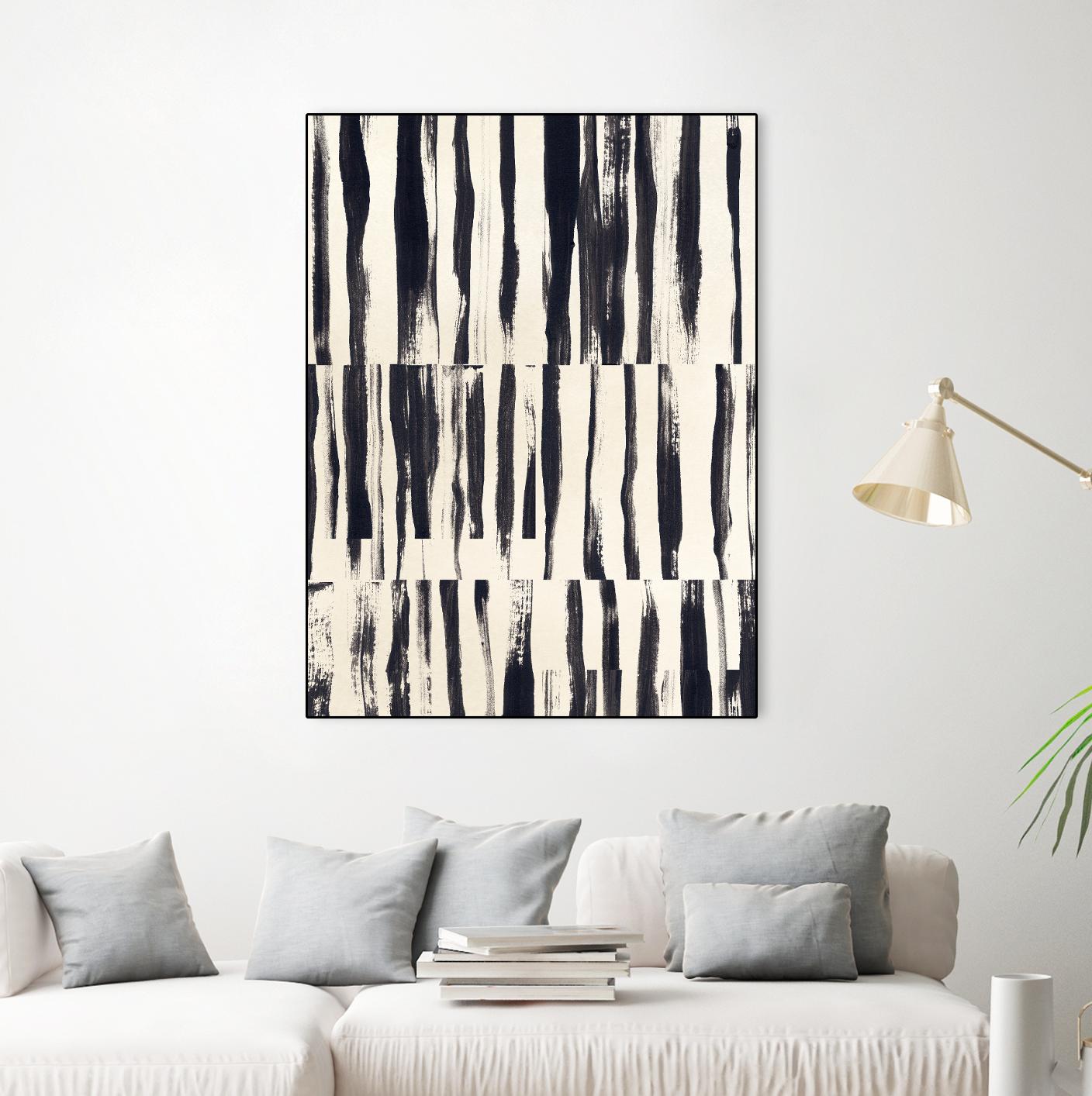 Minor Key II by June Vess on GIANT ART - beige  abstract abstract