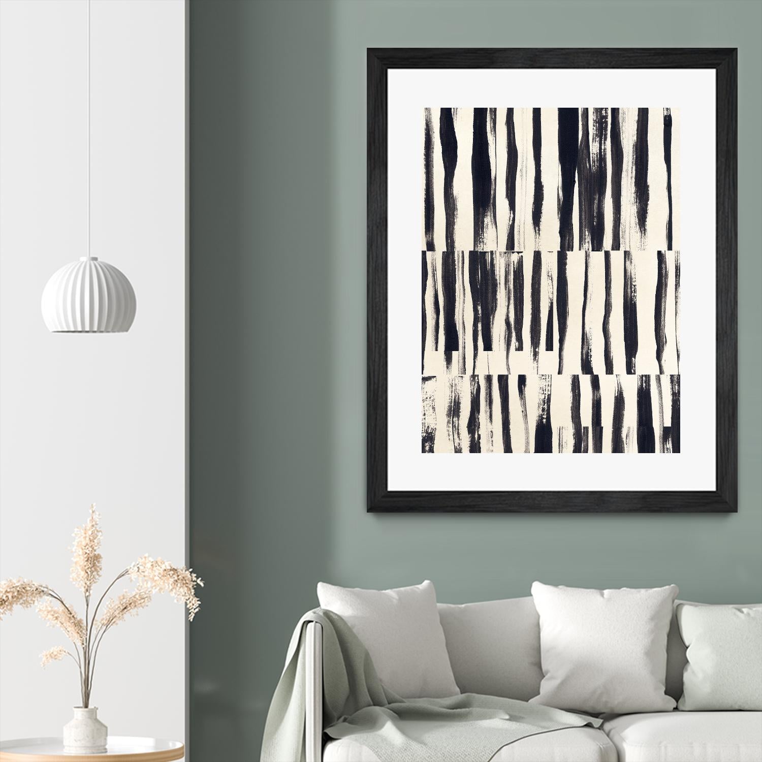 Minor Key II by June Vess on GIANT ART - beige  abstract abstract