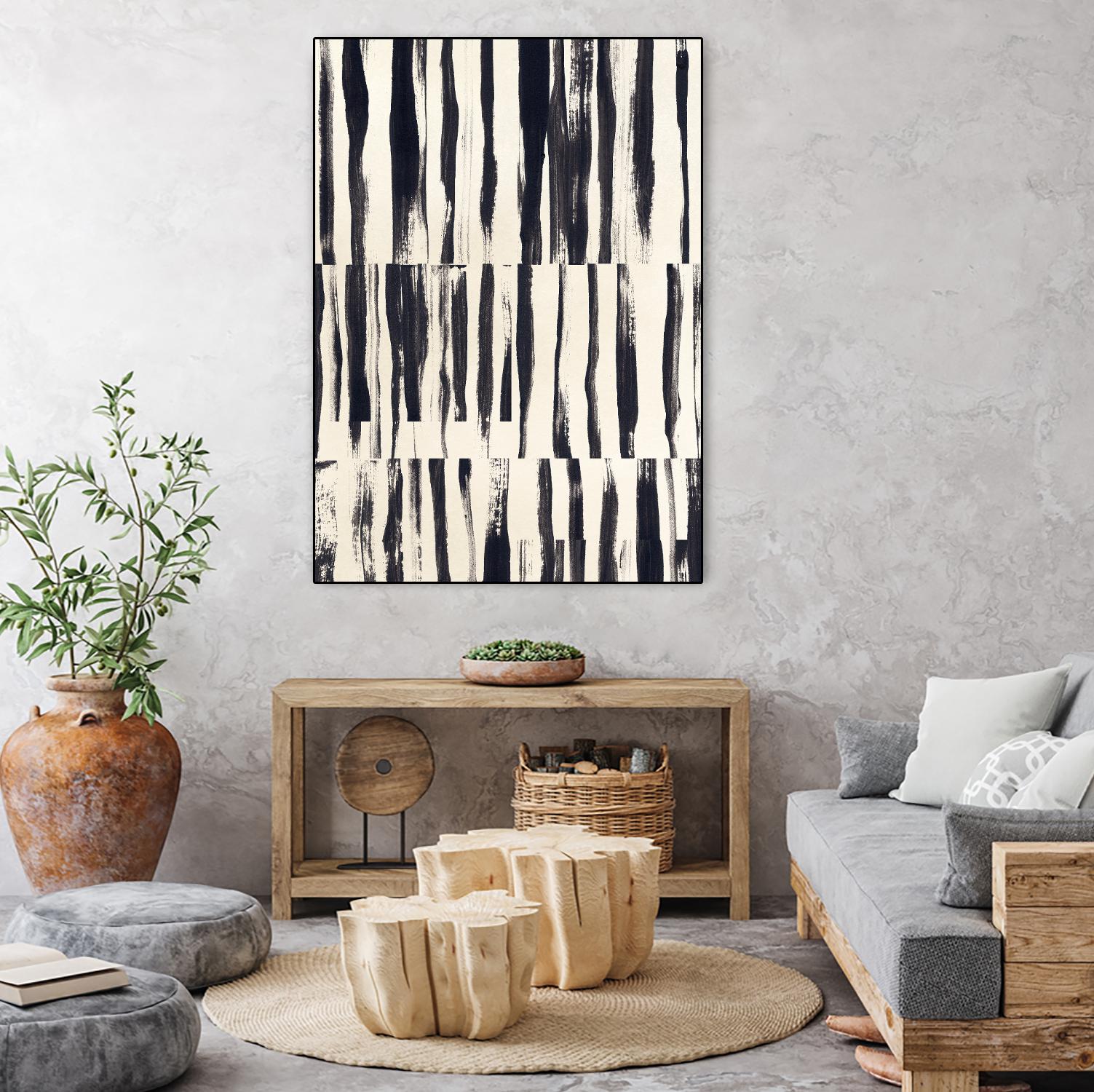 Minor Key II by June Vess on GIANT ART - beige  abstract abstract