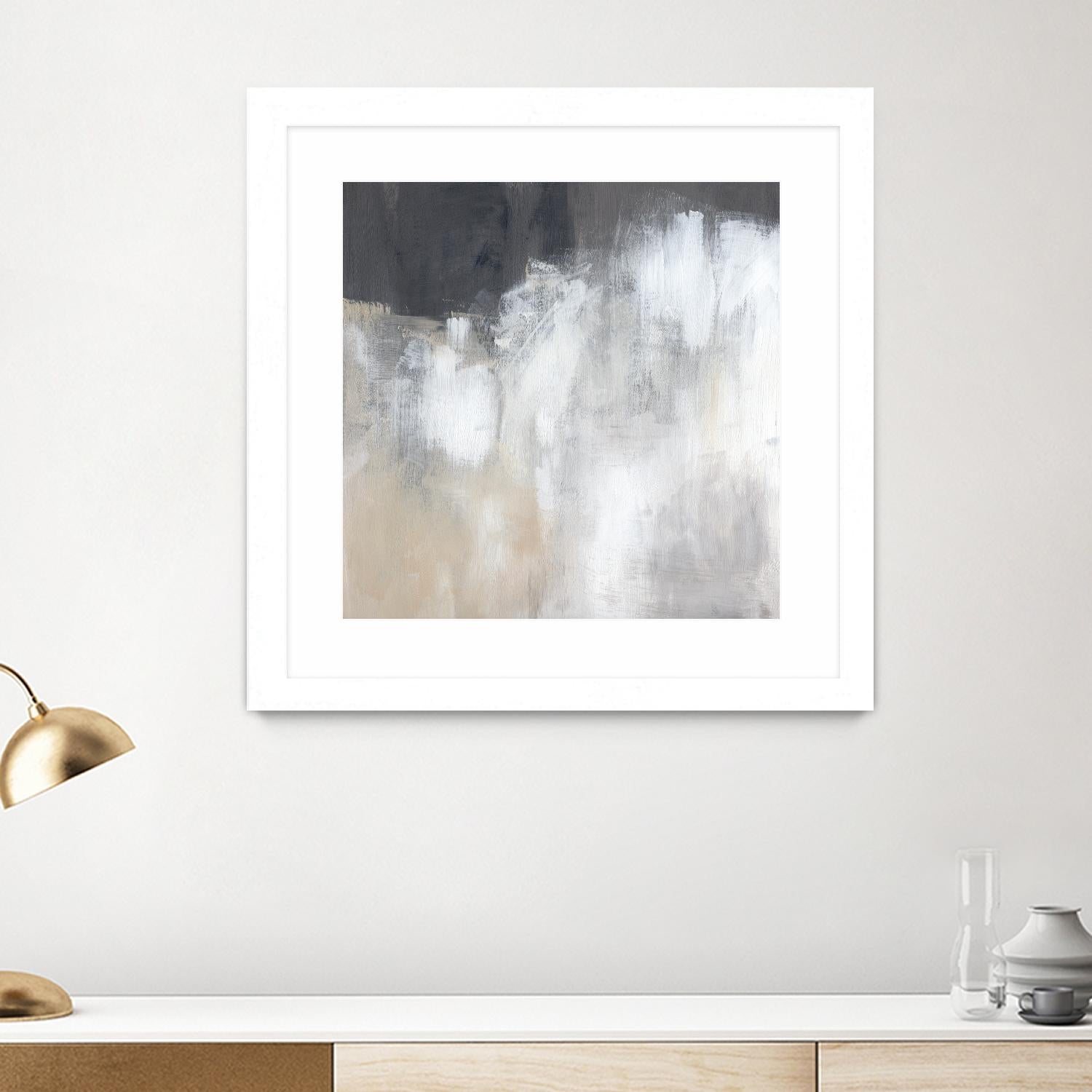 Neutral Abstract II by Jennifer Parker on GIANT ART - beige abstract abstract