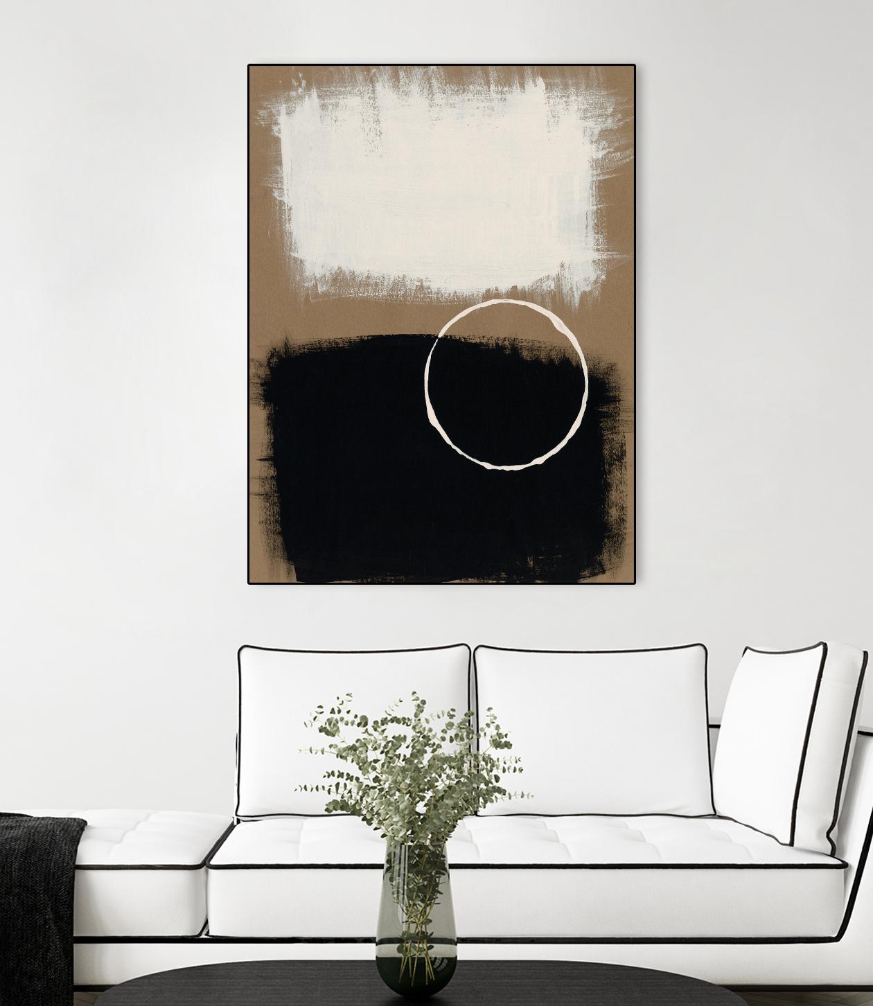 Neutral Rings II by Regina Moore on GIANT ART - white abstract abstract