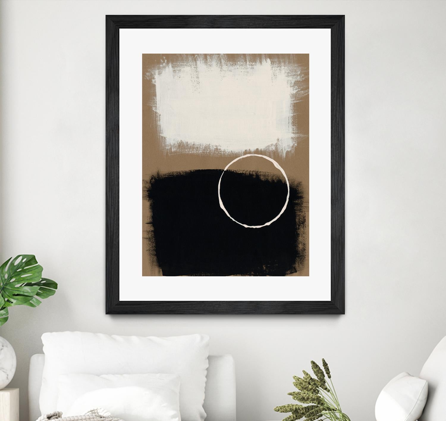 Neutral Rings II by Regina Moore on GIANT ART - white abstract abstract