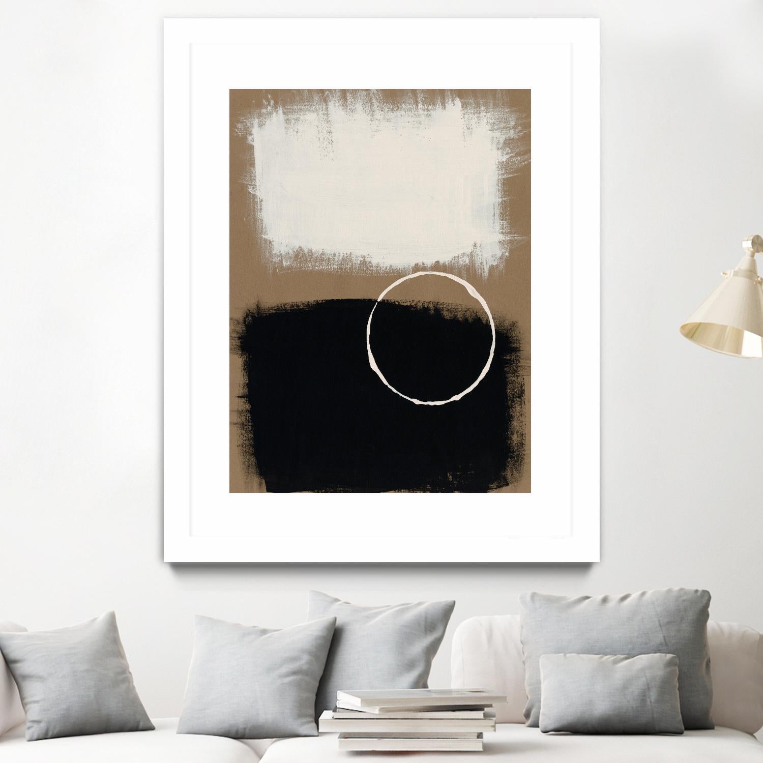 Neutral Rings II by Regina Moore on GIANT ART - white abstract abstract