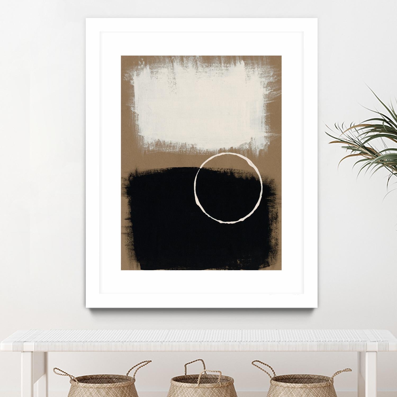 Neutral Rings II by Regina Moore on GIANT ART - white abstract abstract