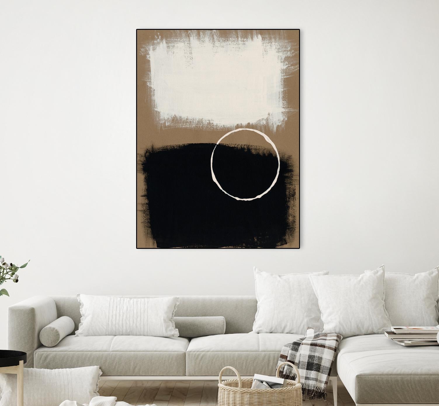 Neutral Rings II by Regina Moore on GIANT ART - white abstract abstract