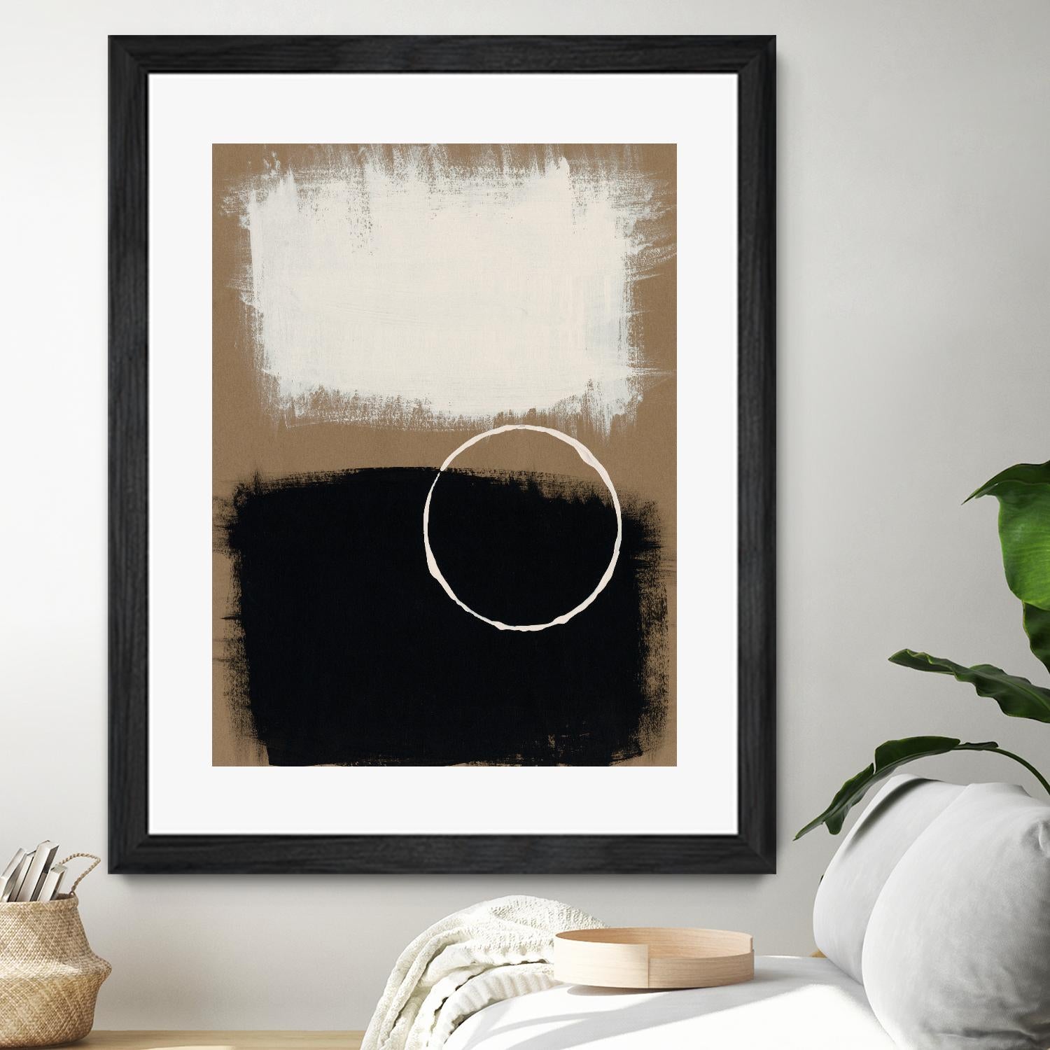 Neutral Rings II by Regina Moore on GIANT ART - white abstract abstract