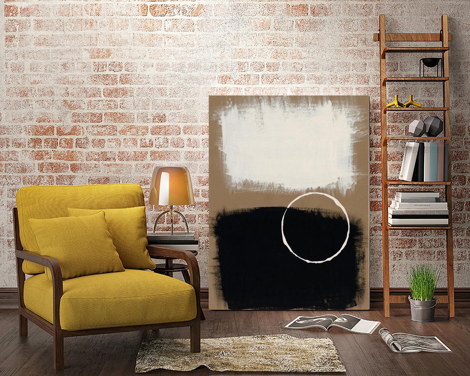 Neutral Rings II by Regina Moore on GIANT ART - white abstract abstract