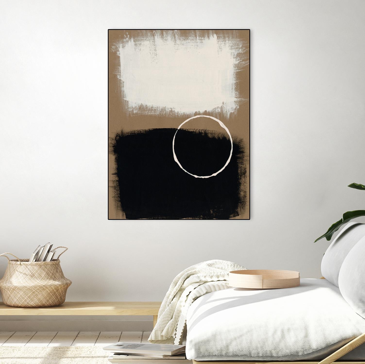 Neutral Rings II by Regina Moore on GIANT ART - white abstract abstract