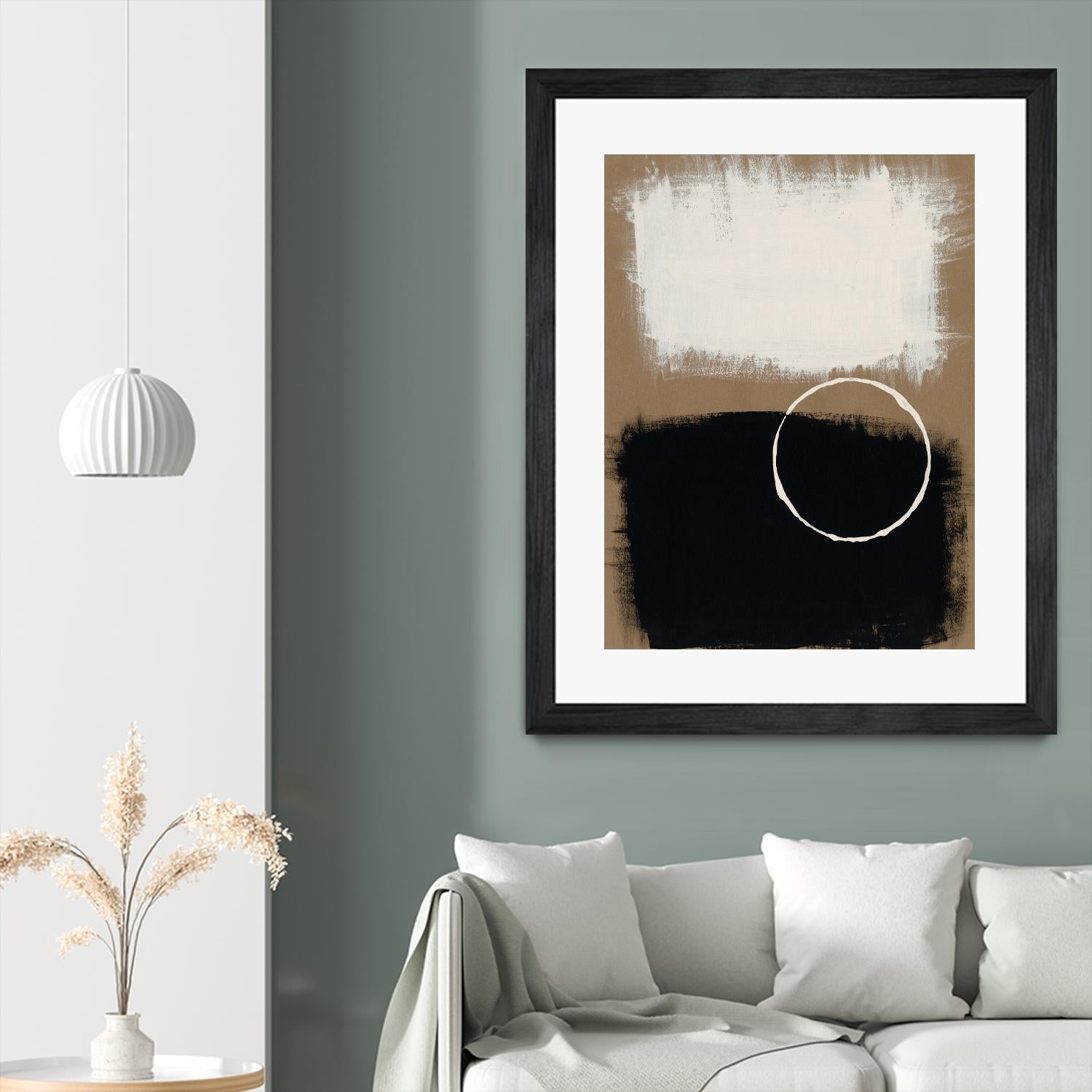 Neutral Rings II by Regina Moore on GIANT ART - white abstract abstract
