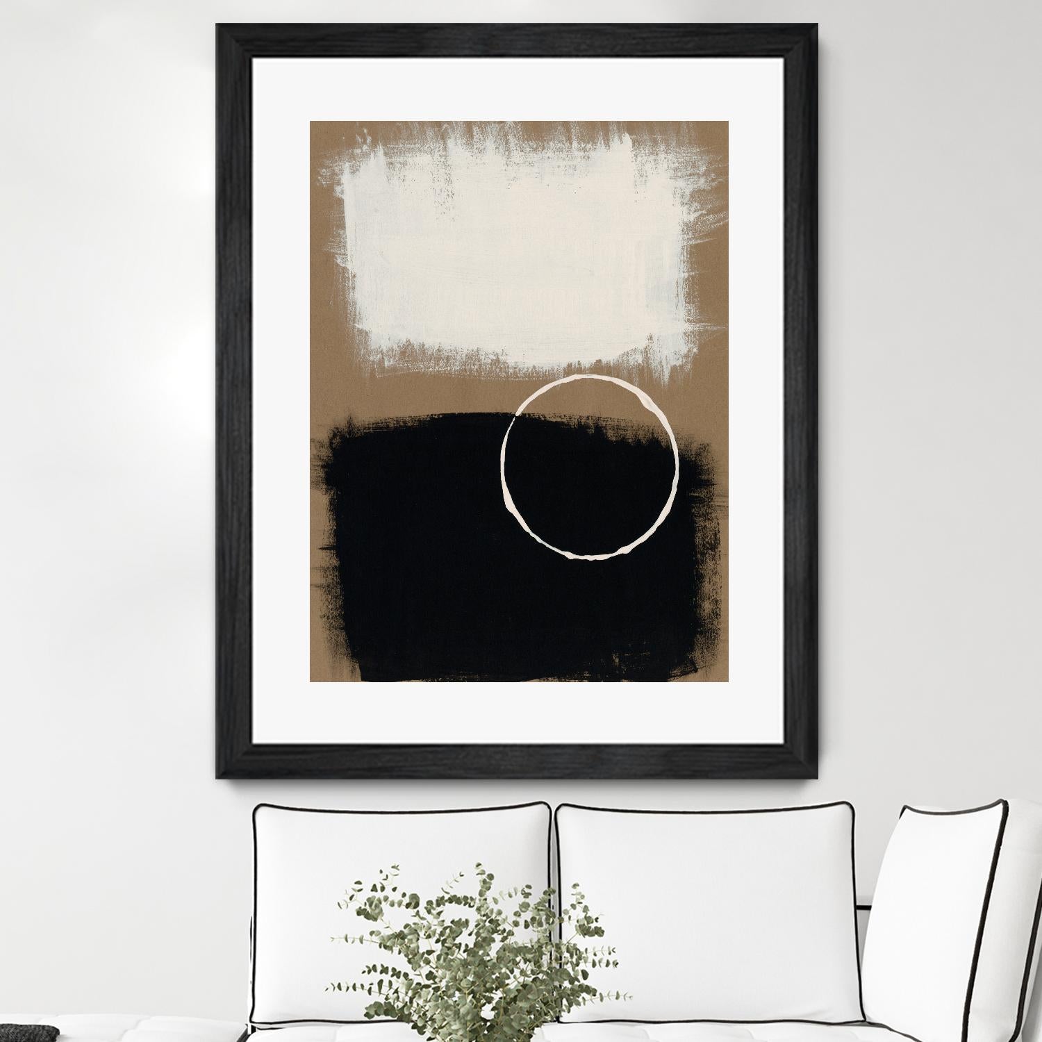 Neutral Rings II by Regina Moore on GIANT ART - white abstract abstract