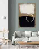 Neutral Rings II by Regina Moore on GIANT ART - white abstract abstract