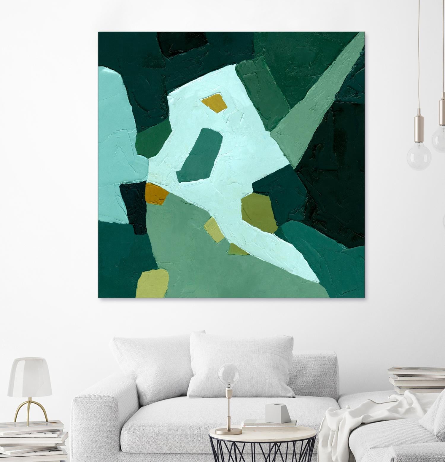 Palette Abstract I by Emma Caroline on GIANT ART - green abstract abstract