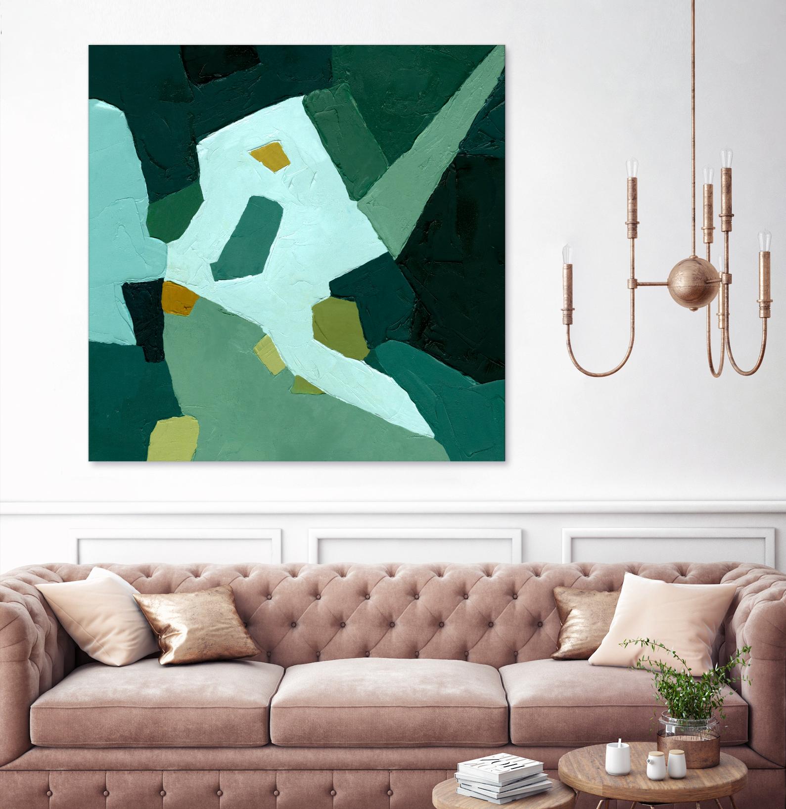 Palette Abstract I by Emma Caroline on GIANT ART - green abstract abstract
