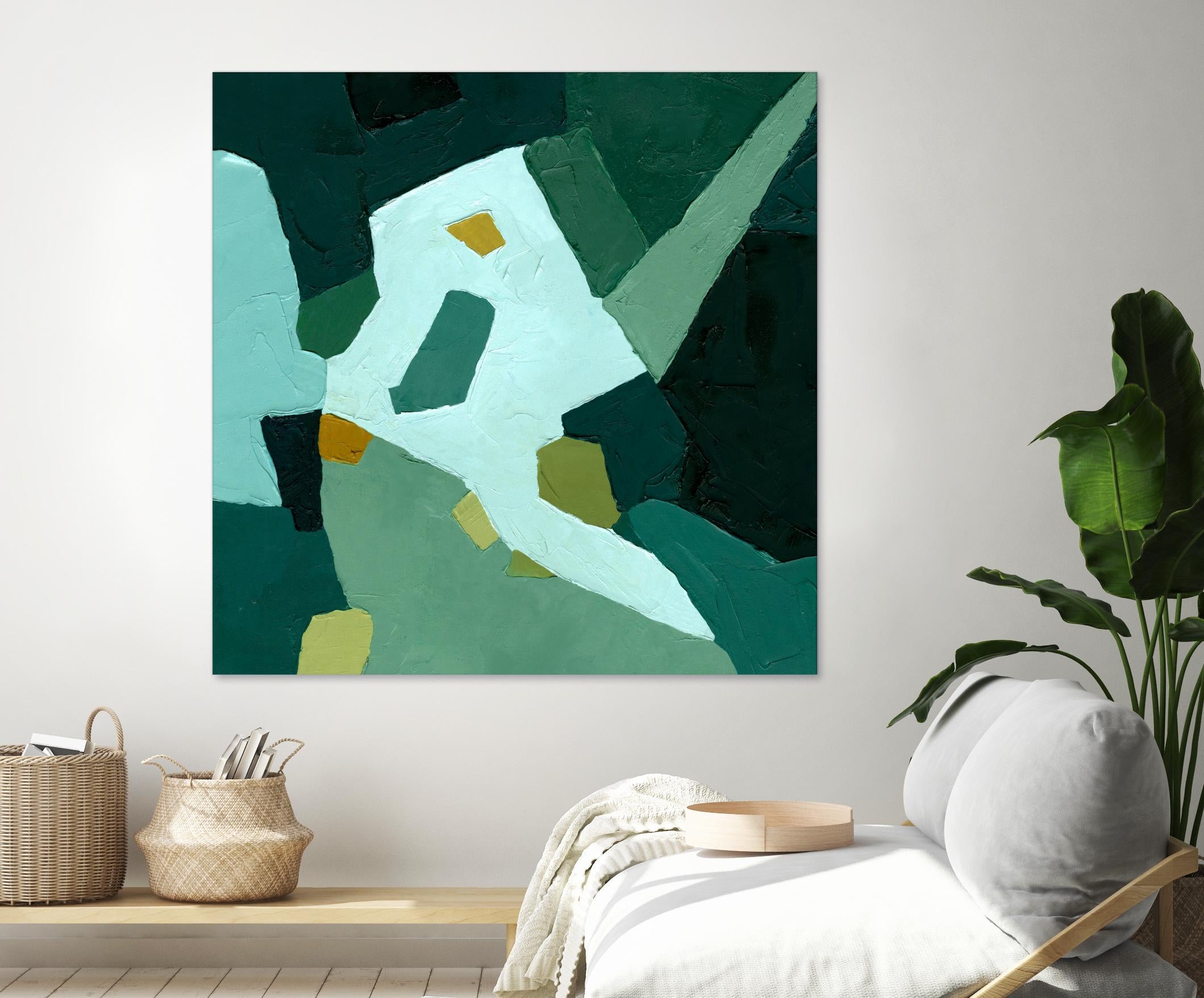 Palette Abstract I by Emma Caroline on GIANT ART - green abstract abstract