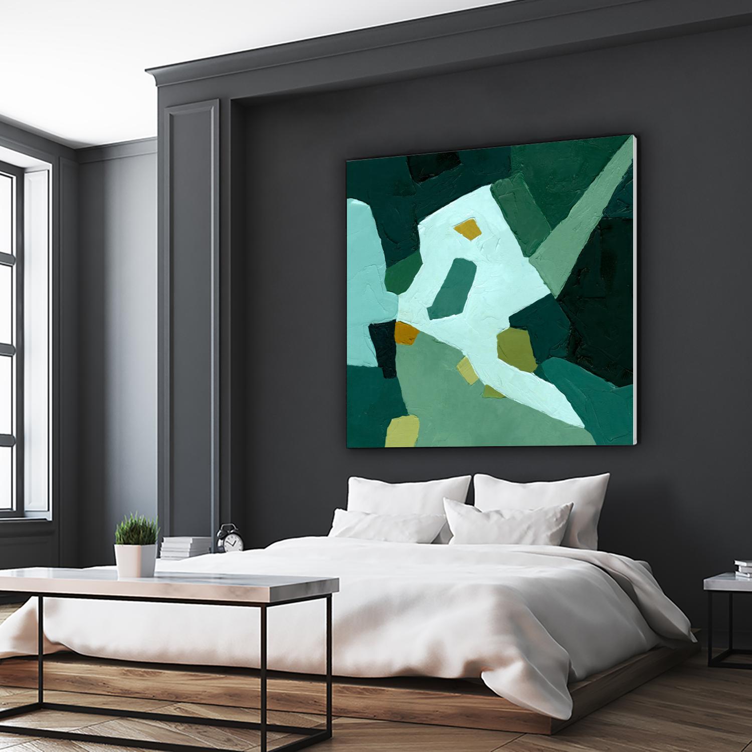 Palette Abstract I by Emma Caroline on GIANT ART - green abstract abstract