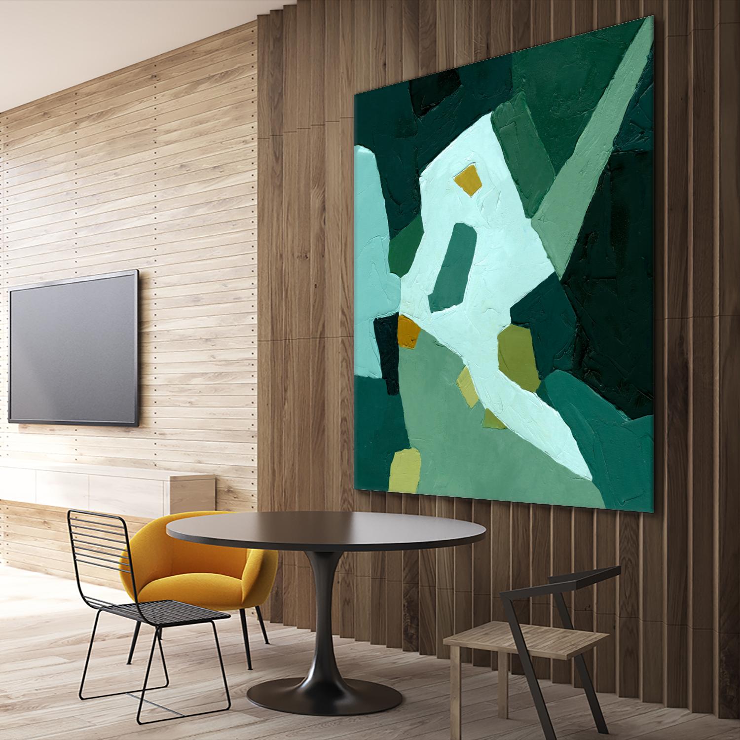 Palette Abstract I by Emma Caroline on GIANT ART - green abstract abstract
