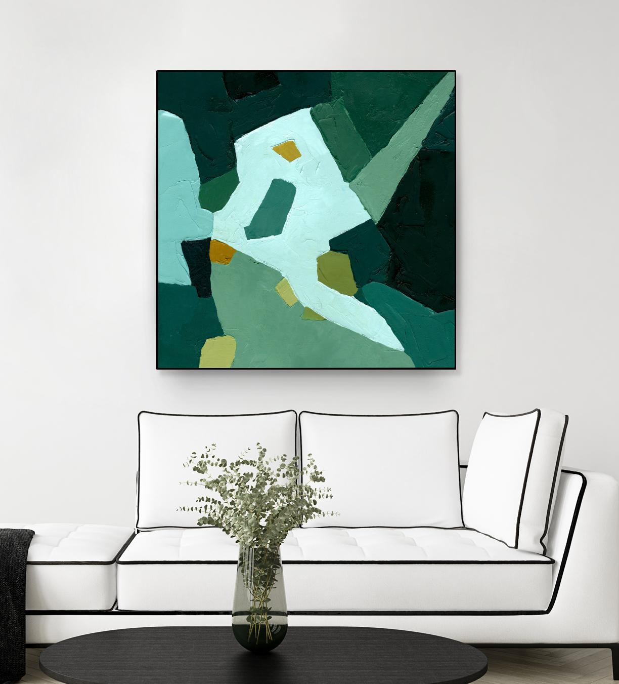 Palette Abstract I by Emma Caroline on GIANT ART - green abstract abstract