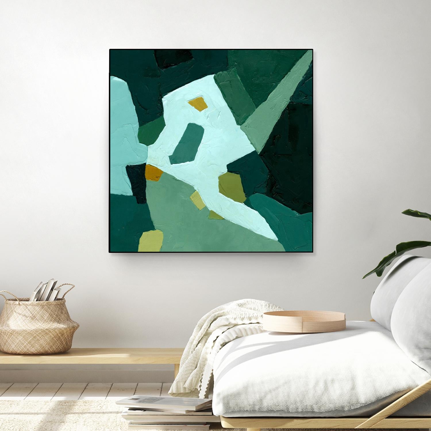 Palette Abstract I by Emma Caroline on GIANT ART - green abstract abstract