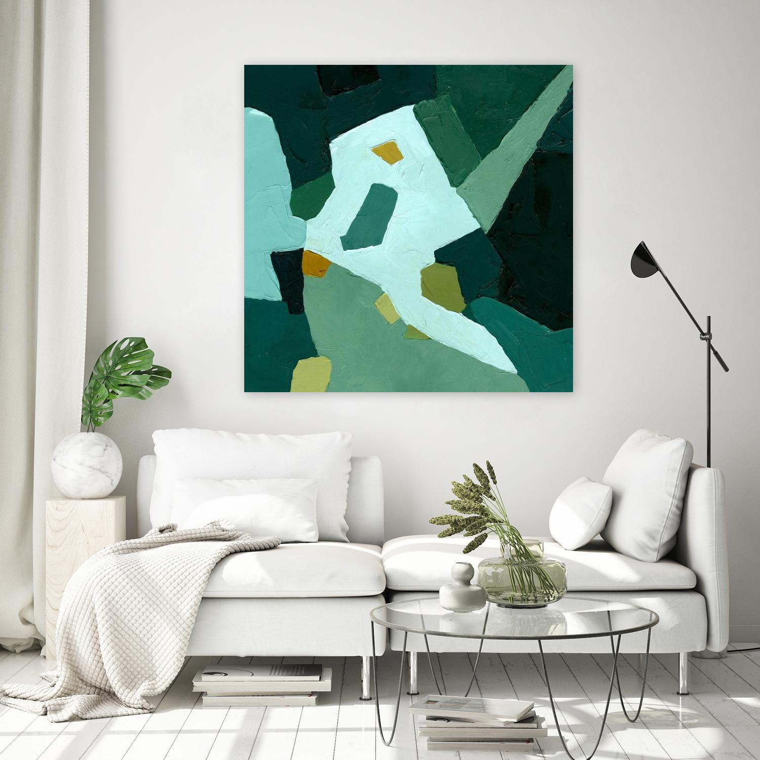 Palette Abstract I by Emma Caroline on GIANT ART - green abstract abstract