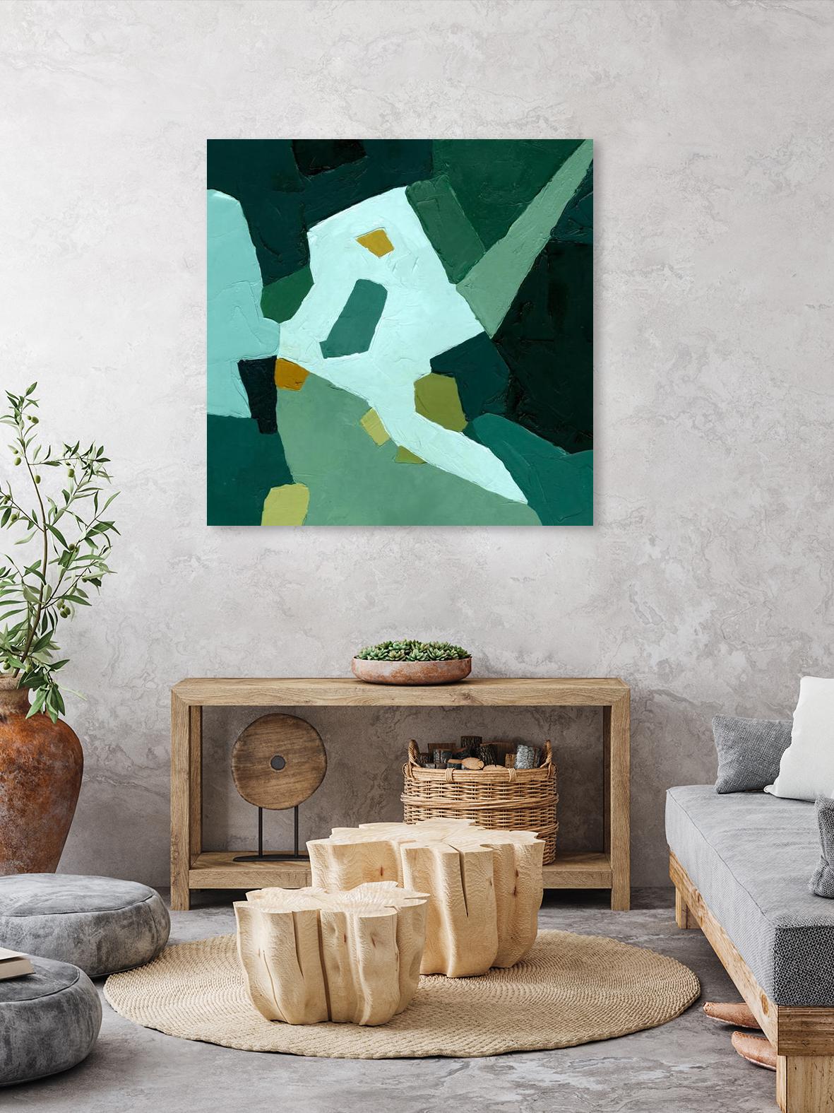 Palette Abstract I by Emma Caroline on GIANT ART - green abstract abstract