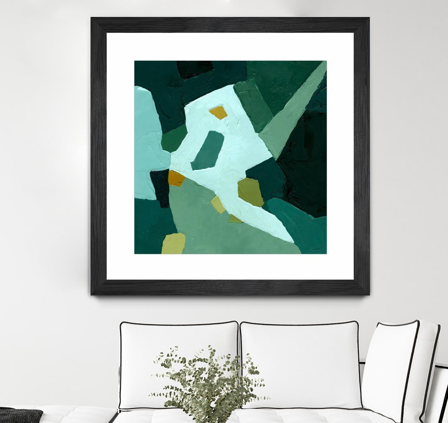 Palette Abstract I by Emma Caroline on GIANT ART - green abstract abstract
