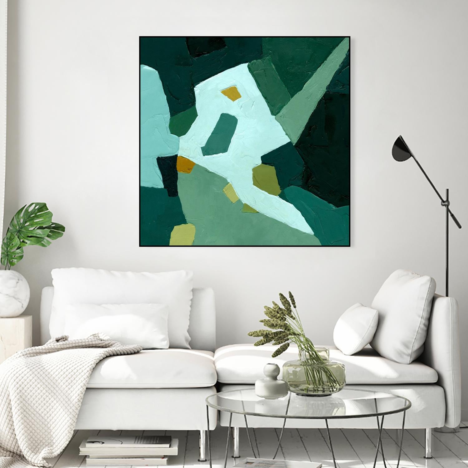 Palette Abstract I by Emma Caroline on GIANT ART - green abstract abstract