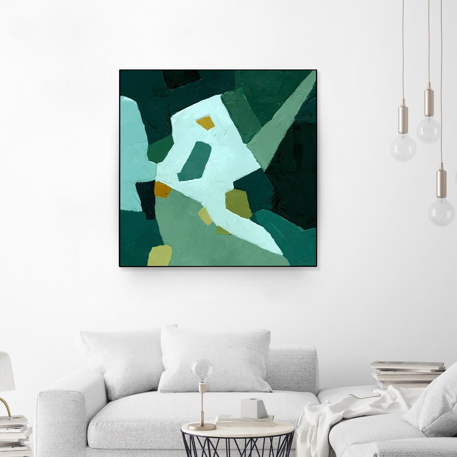 Palette Abstract I by Emma Caroline on GIANT ART - green abstract abstract