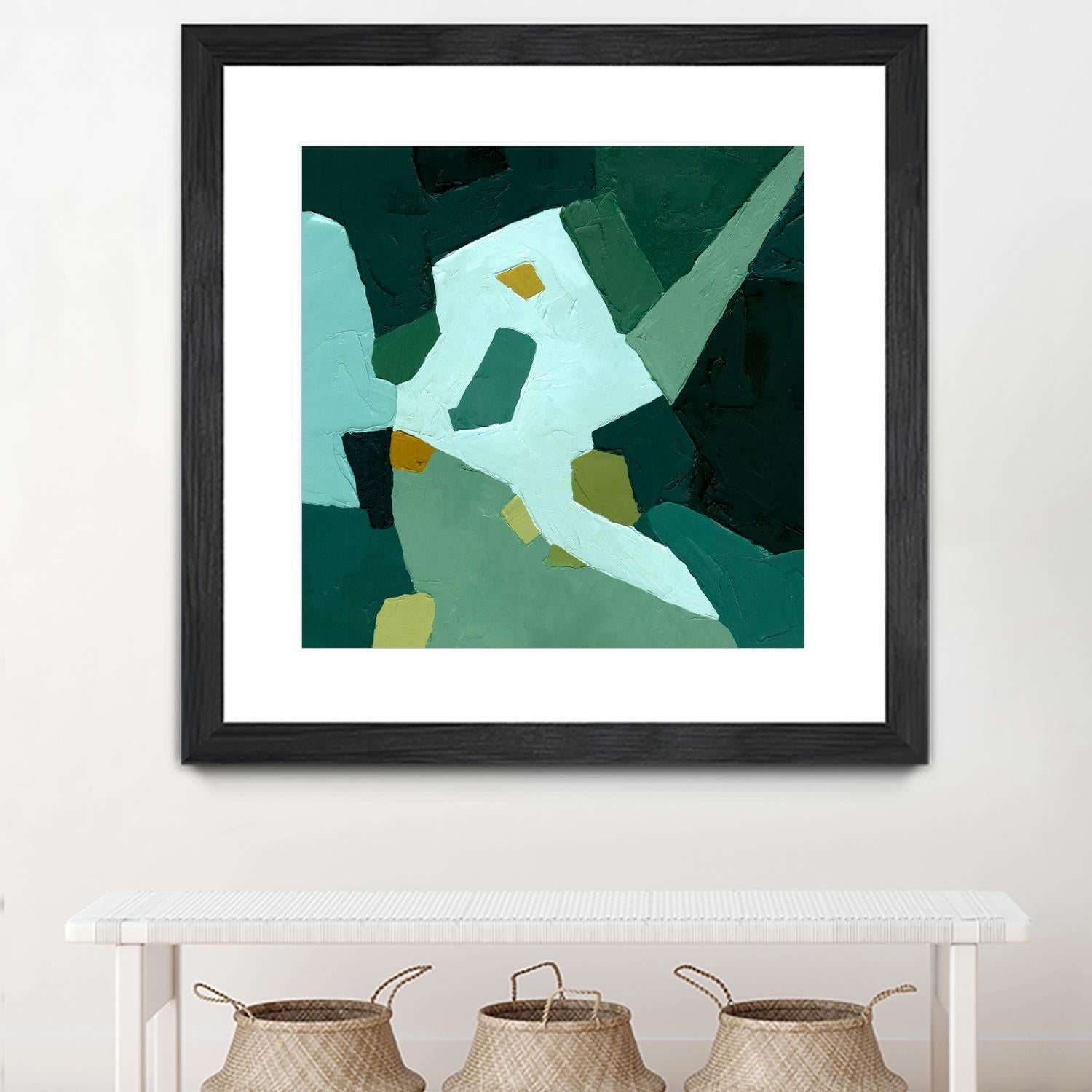 Palette Abstract I by Emma Caroline on GIANT ART - green abstract abstract