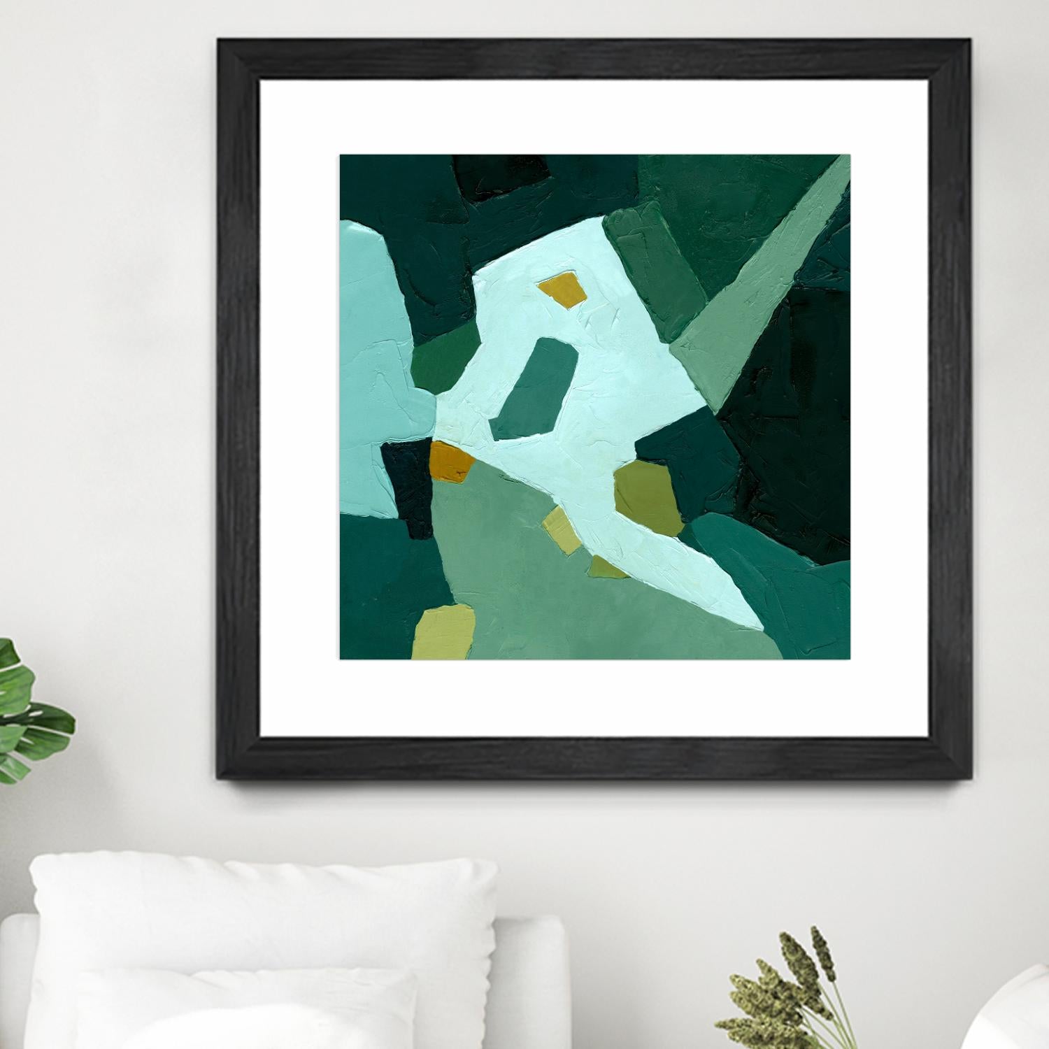 Palette Abstract I by Emma Caroline on GIANT ART - green abstract abstract