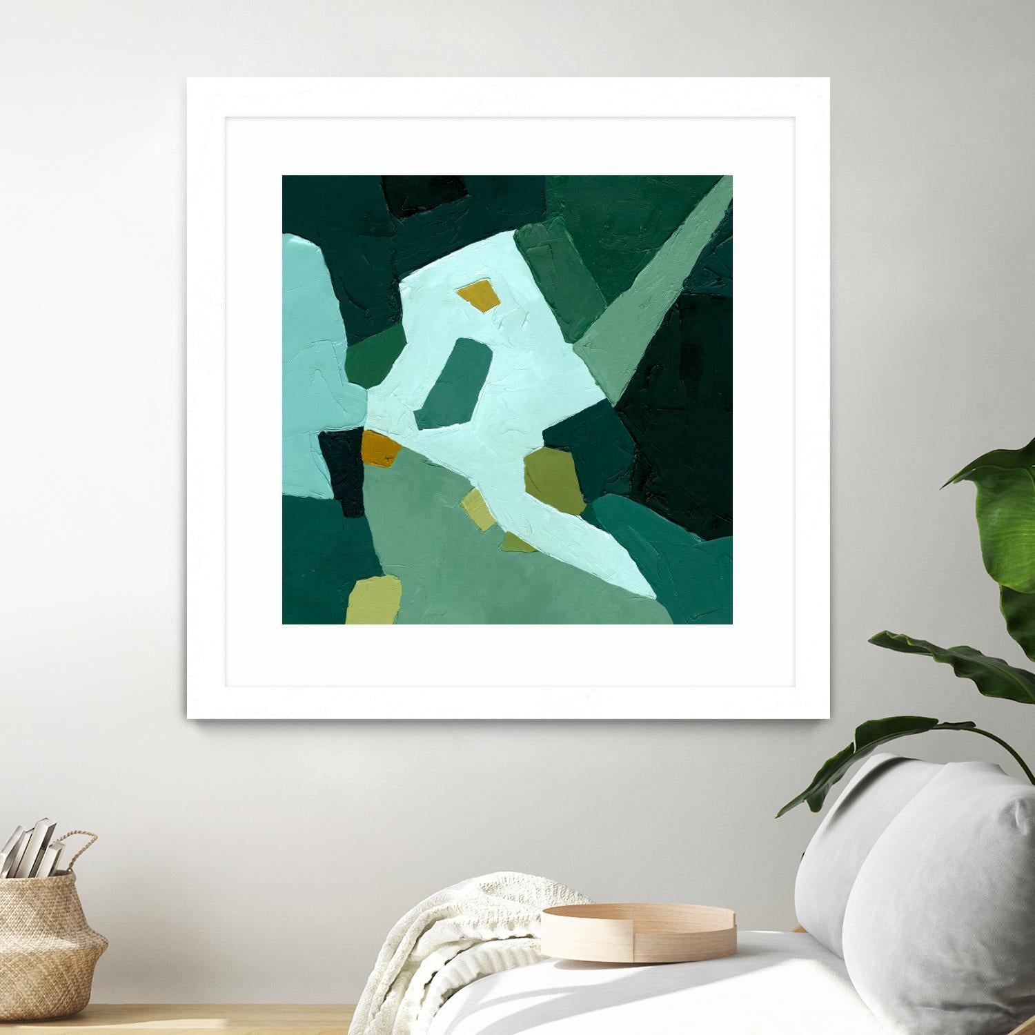 Palette Abstract I by Emma Caroline on GIANT ART - green abstract abstract