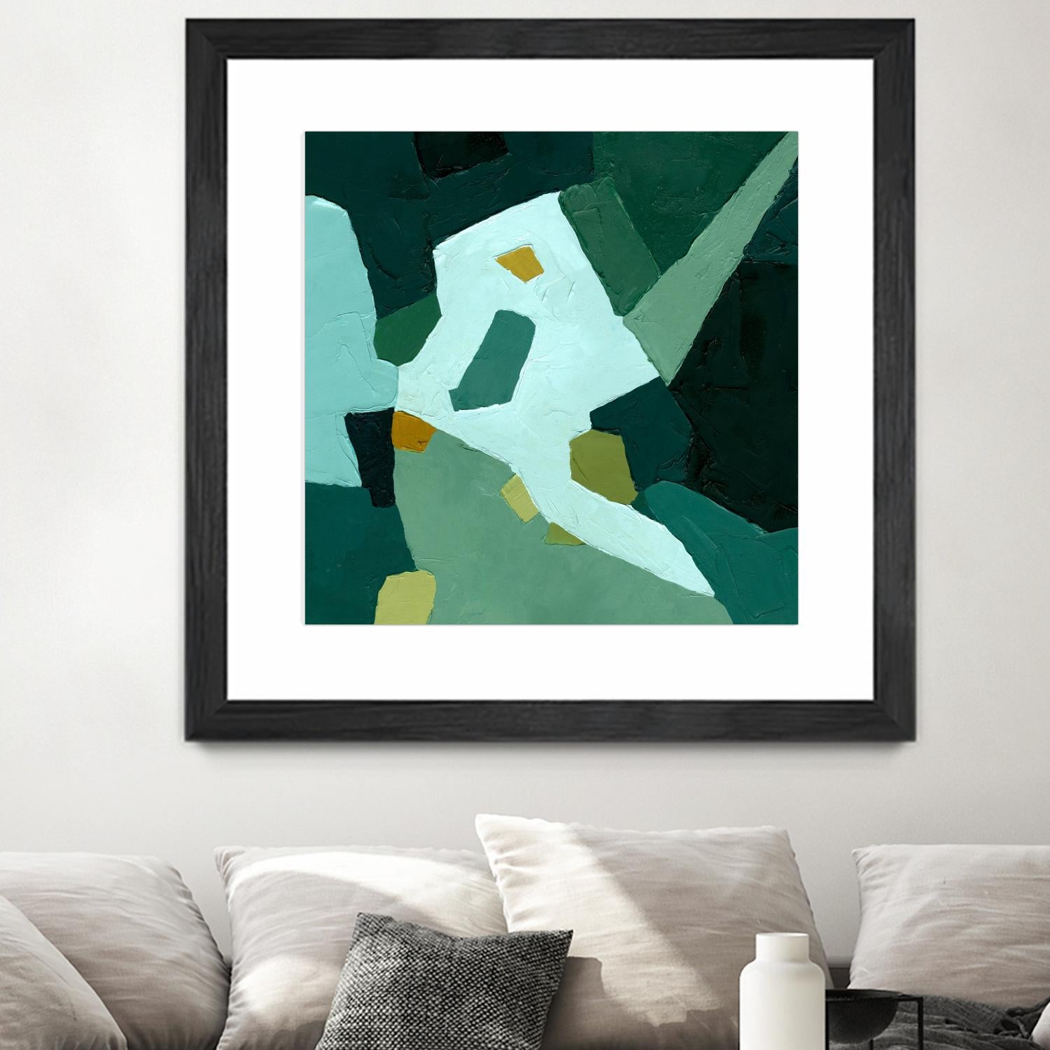 Palette Abstract I by Emma Caroline on GIANT ART - green abstract abstract