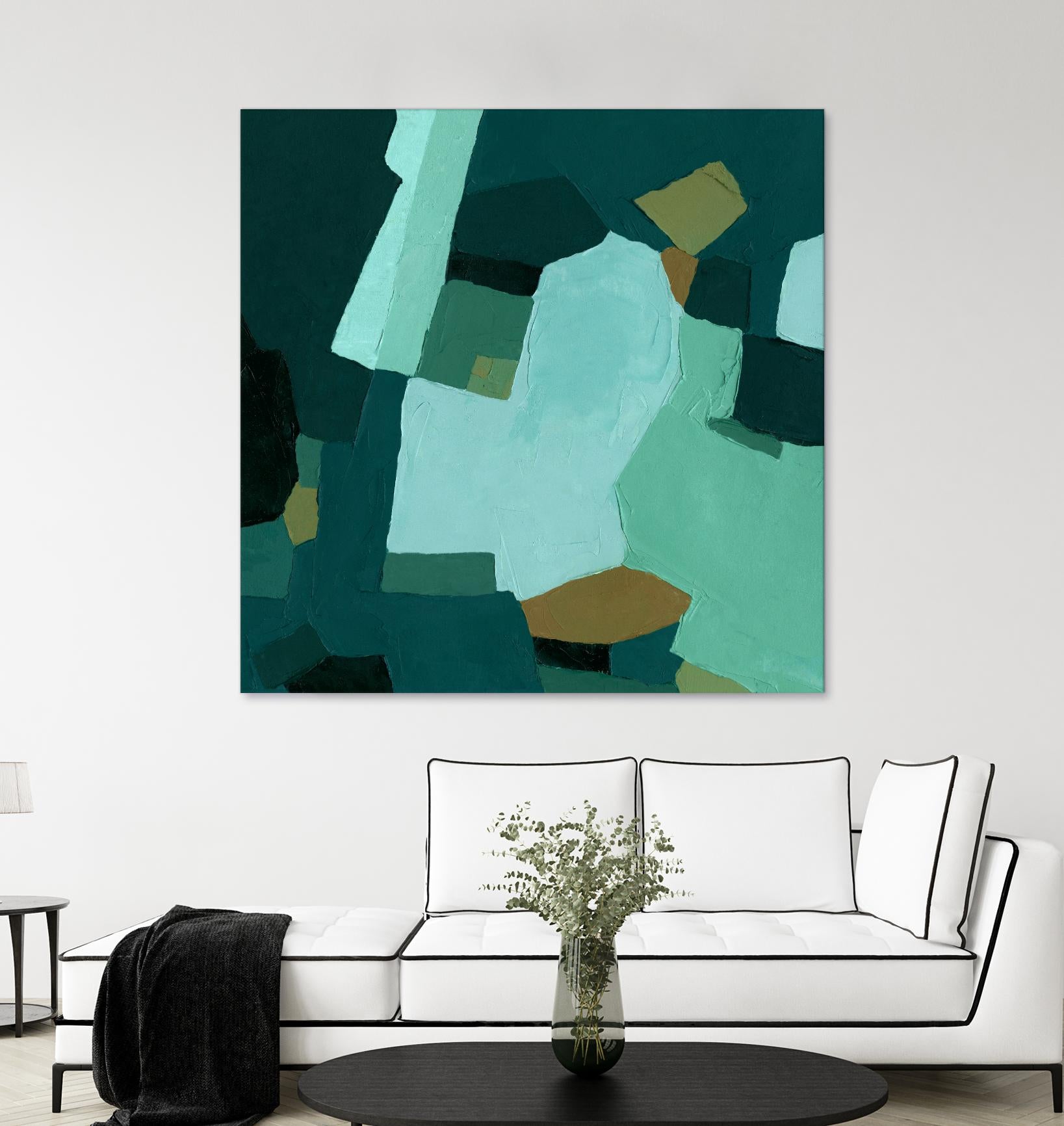 Palette Abstract II by Emma Caroline on GIANT ART - green abstract abstract