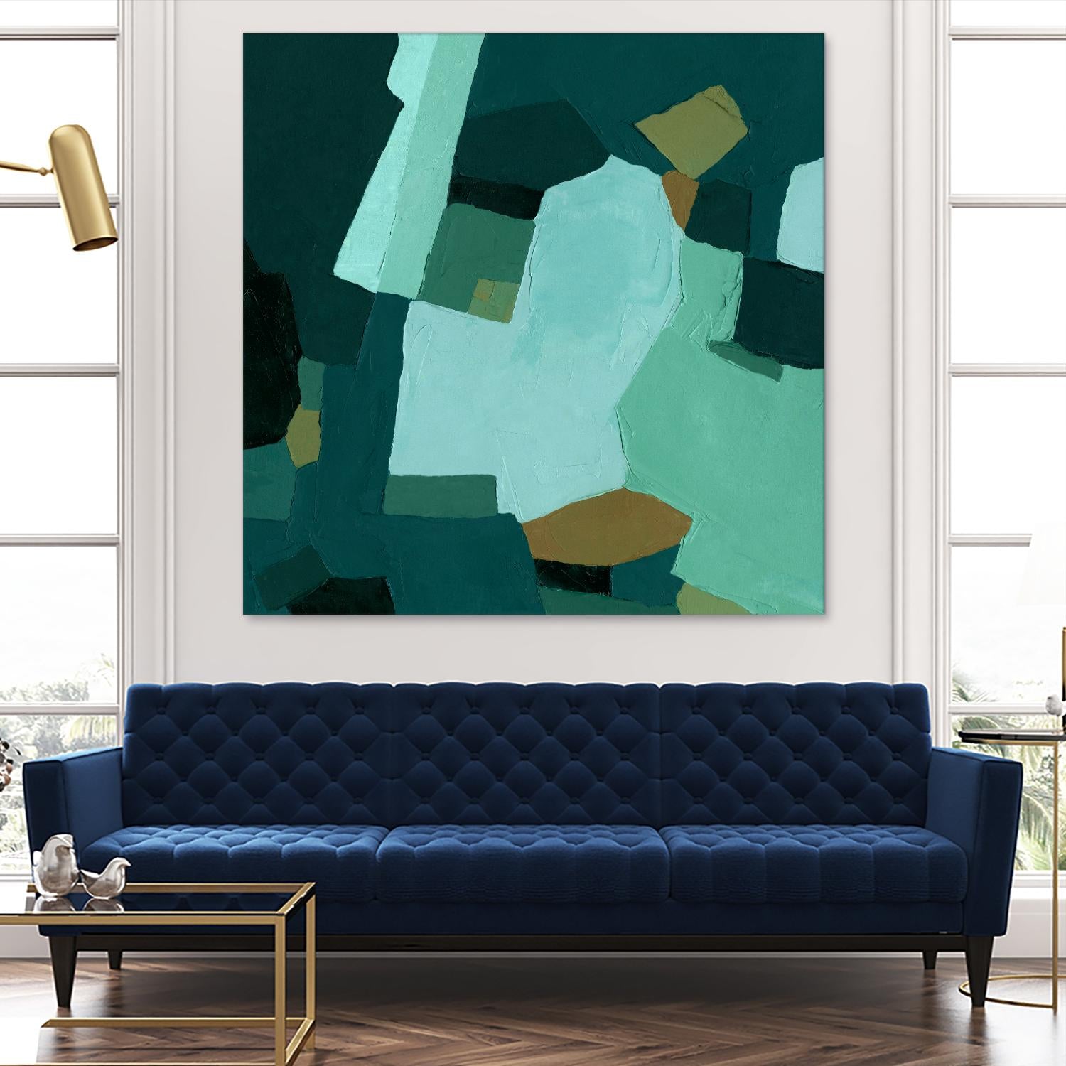 Palette Abstract II by Emma Caroline on GIANT ART - green abstract abstract