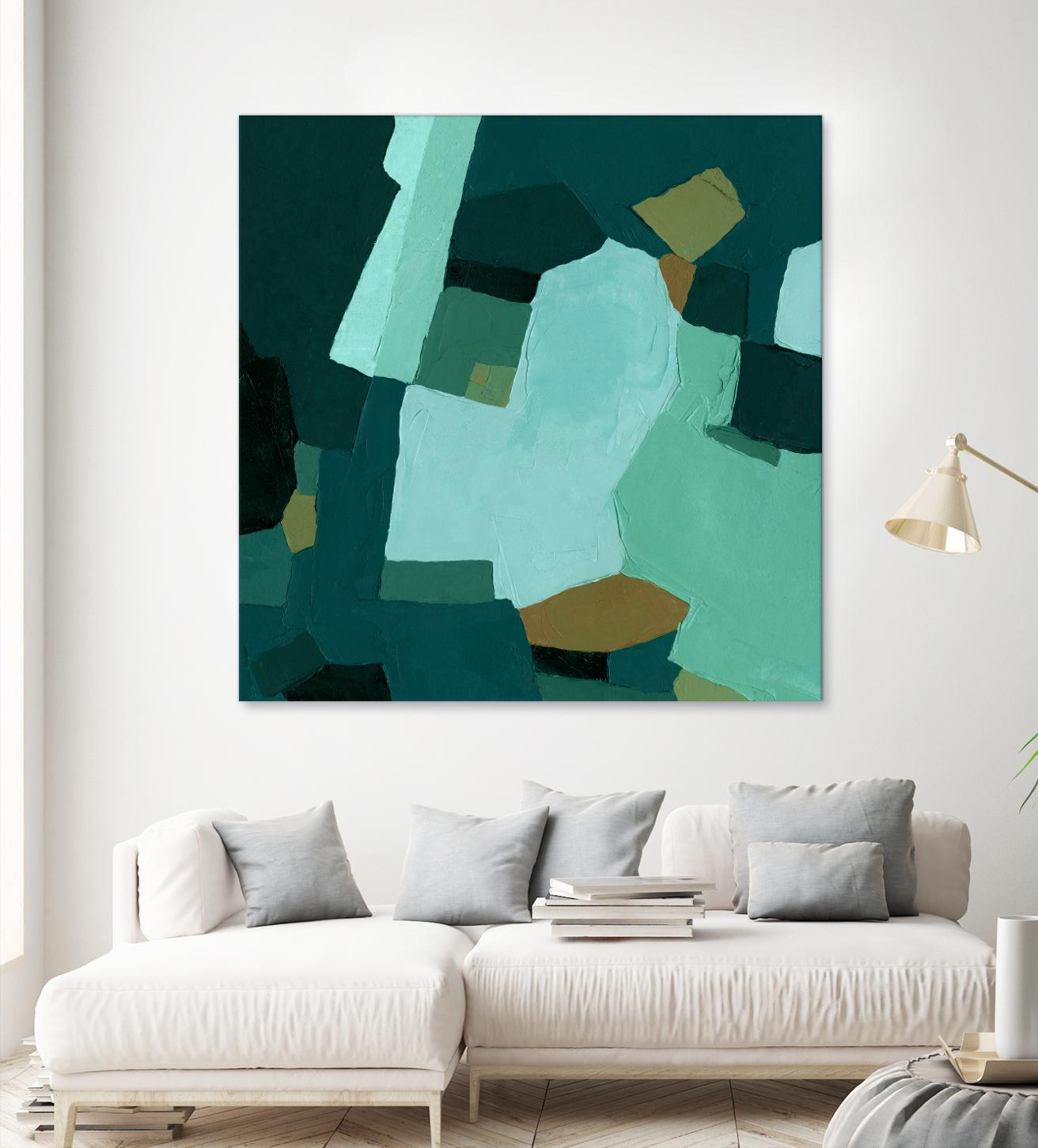 Palette Abstract II by Emma Caroline on GIANT ART - green abstract abstract