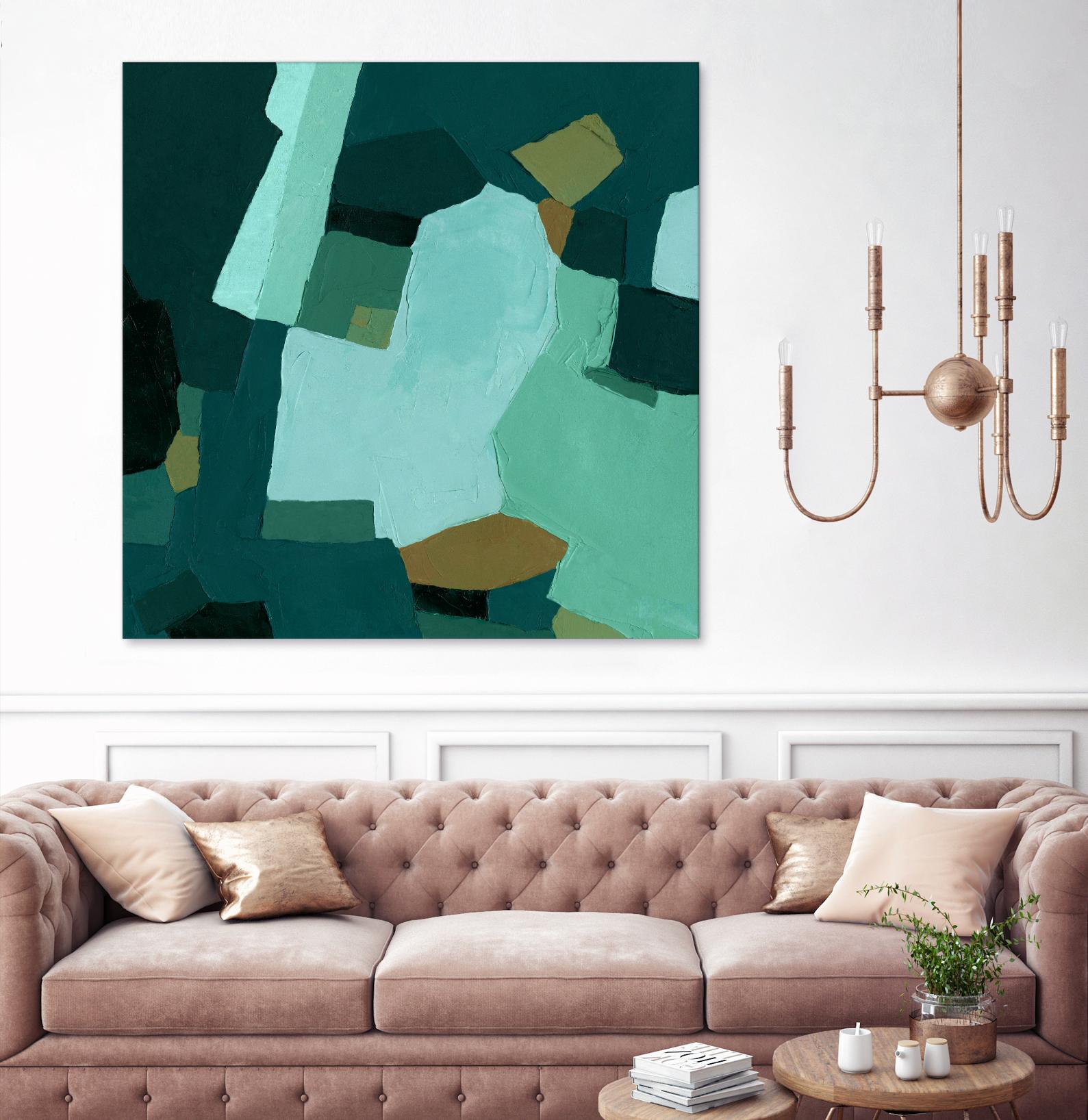 Palette Abstract II by Emma Caroline on GIANT ART - green abstract abstract