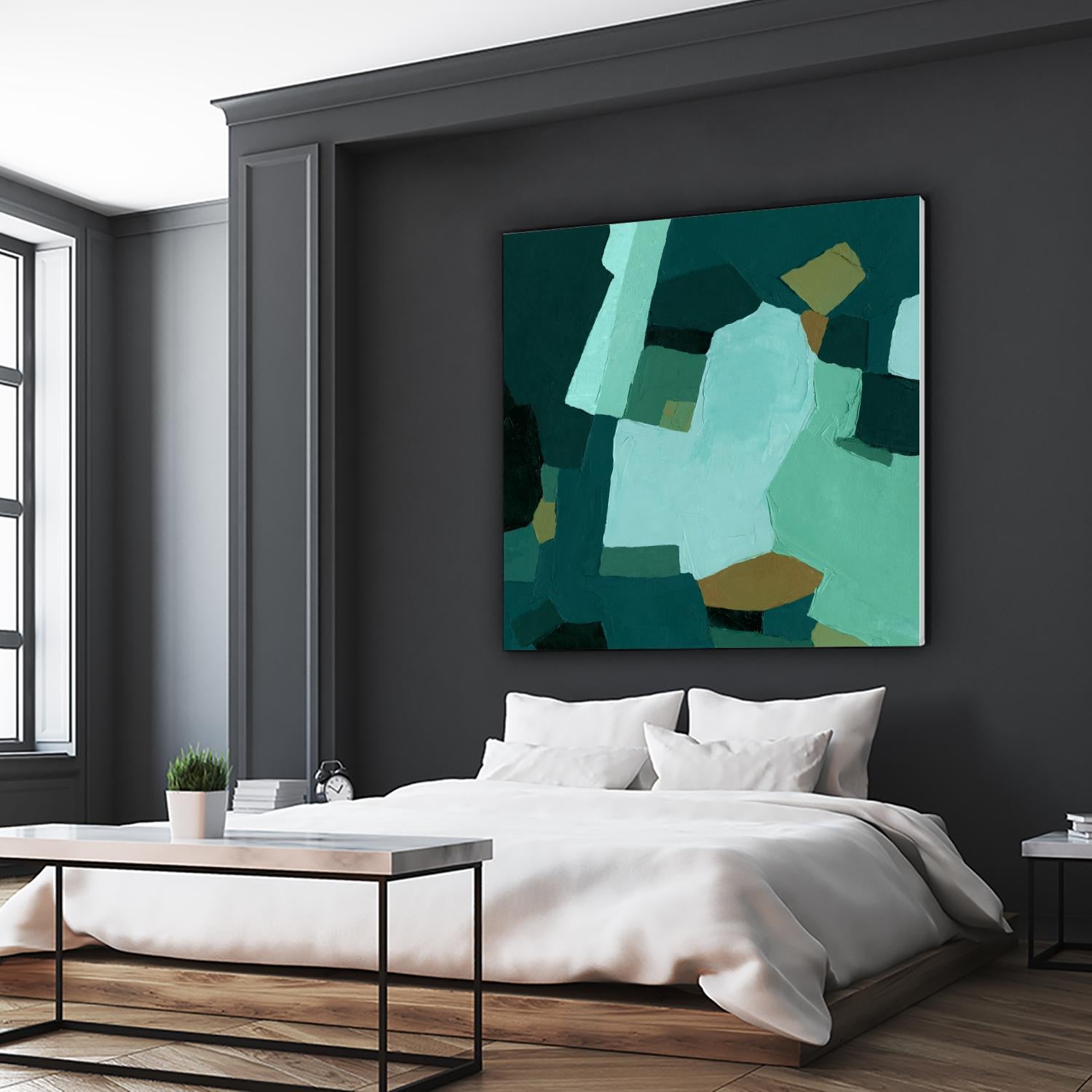 Palette Abstract II by Emma Caroline on GIANT ART - green abstract abstract