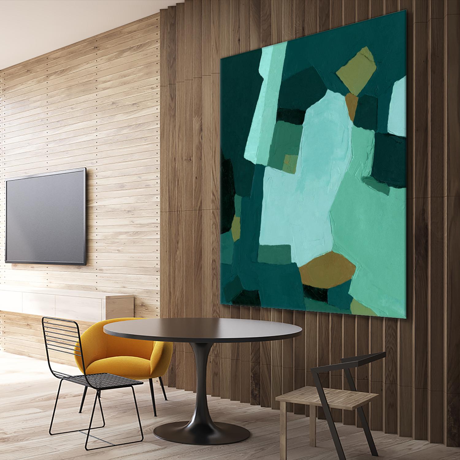 Palette Abstract II by Emma Caroline on GIANT ART - green abstract abstract