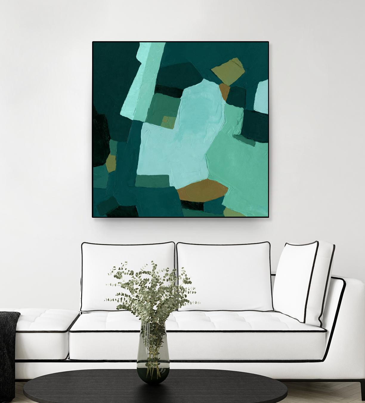 Palette Abstract II by Emma Caroline on GIANT ART - green abstract abstract