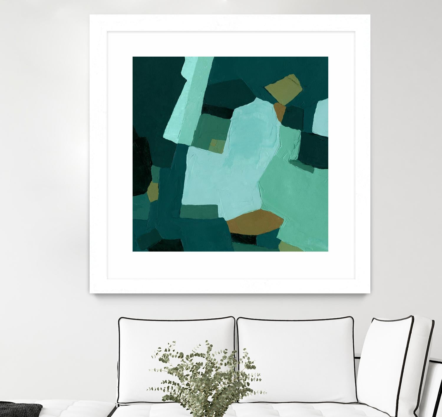 Palette Abstract II by Emma Caroline on GIANT ART - green abstract abstract