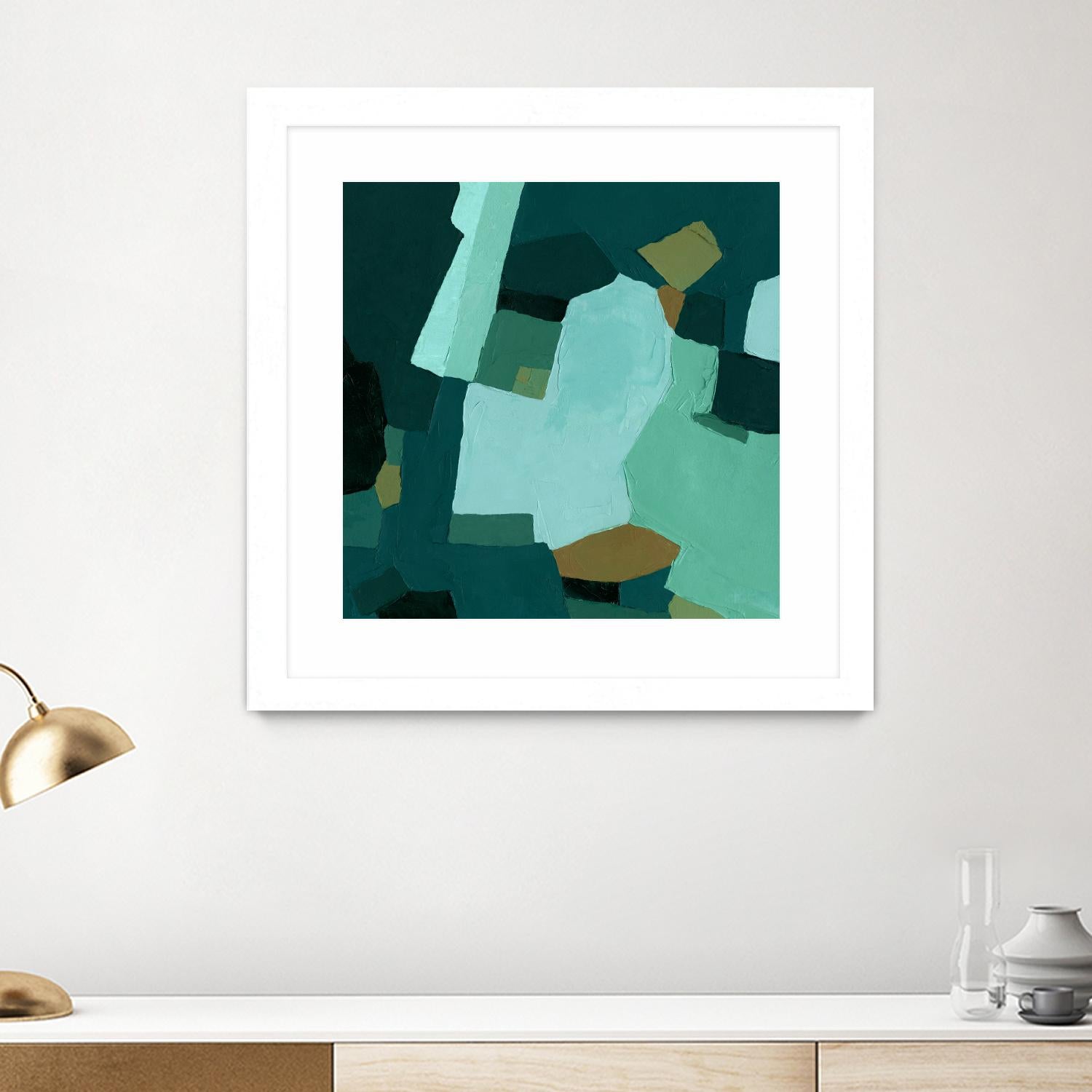 Palette Abstract II by Emma Caroline on GIANT ART - green abstract abstract