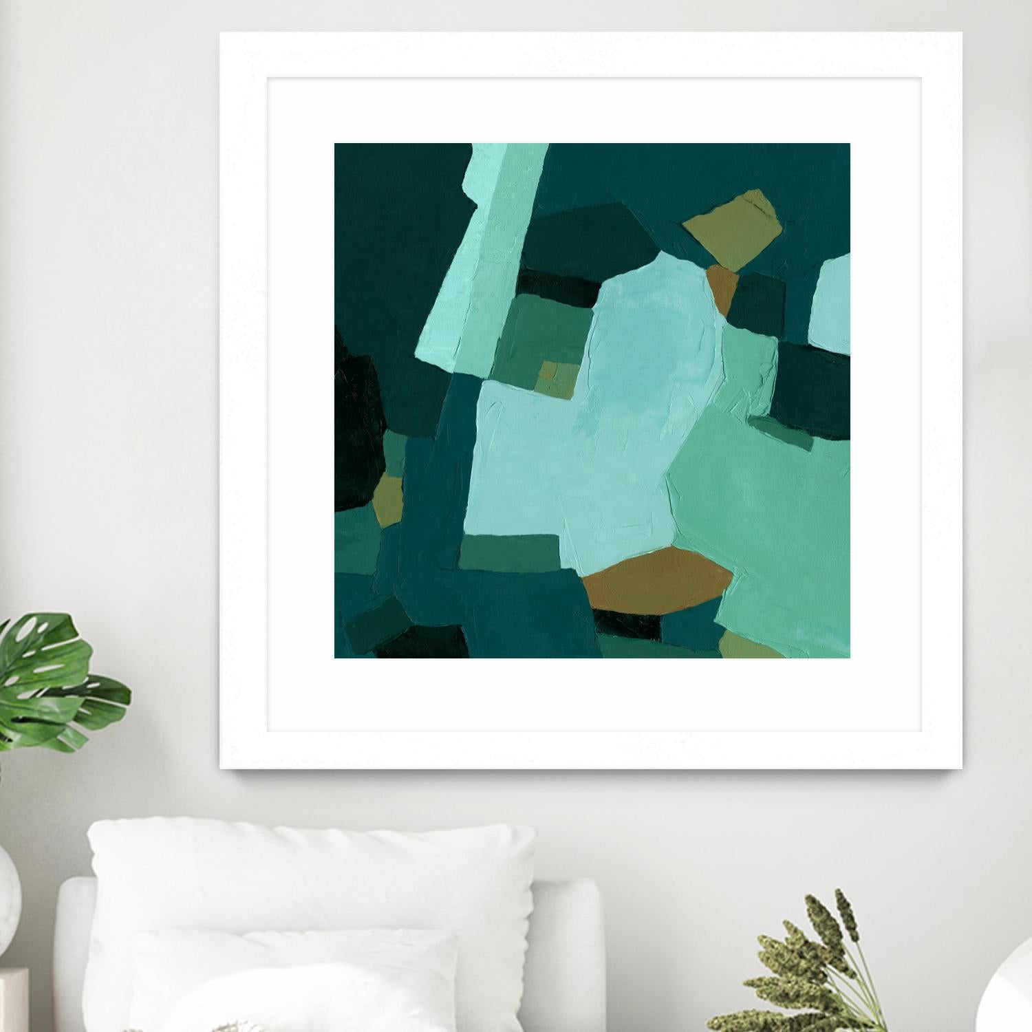 Palette Abstract II by Emma Caroline on GIANT ART - green abstract abstract