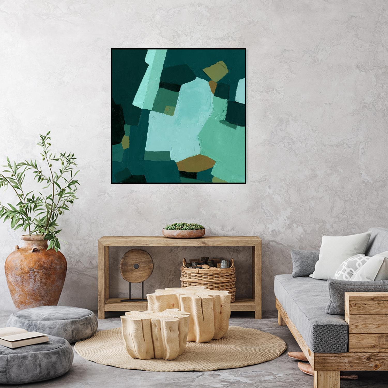 Palette Abstract II by Emma Caroline on GIANT ART - green abstract abstract