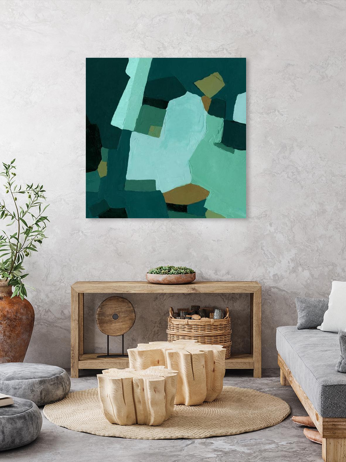 Palette Abstract II by Emma Caroline on GIANT ART - green abstract abstract